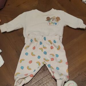 🐻 Cream Celestial Matching Set with Soft Cotton